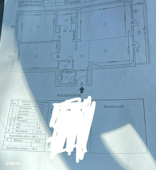 Apartament cu 2 camere decomandat în Dacia