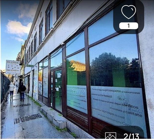 Spațiu comercial, de 173 mp, în Centrul Istoric