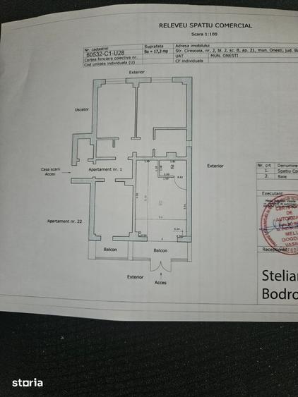 Spațiu comercial, de 23 mp, în Central