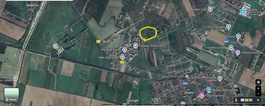 Teren de 7500 mp, în Central