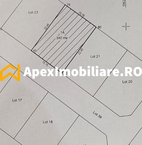Teren Construcții intravilan de 340 mp, în Berceni