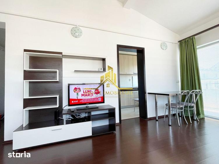 Apartament cu 2 camere semidecomandat, mobilat în Bună Ziua