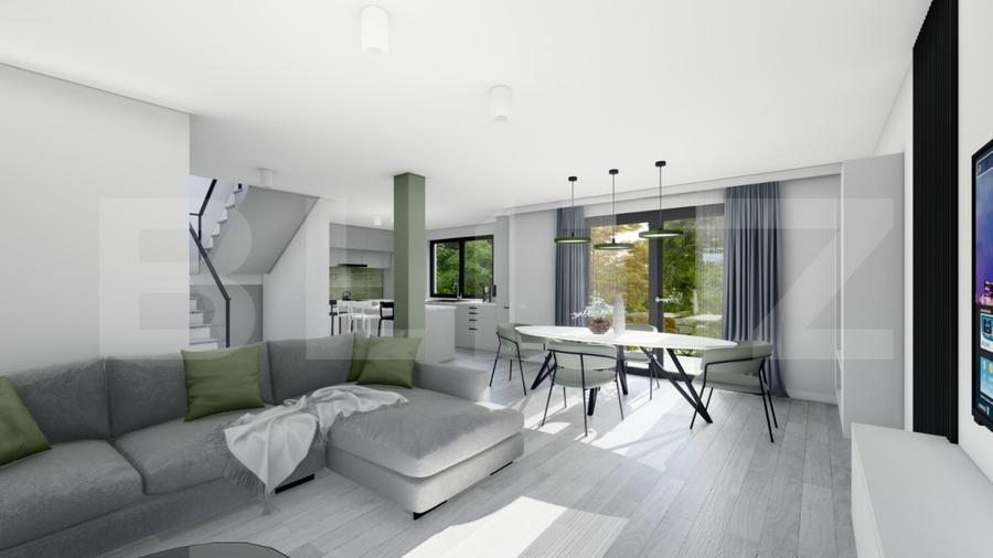 Duplex cu 4 camere cu Canalizare în Voiniceni