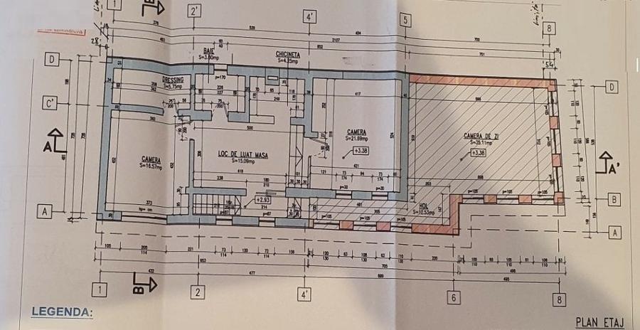 Casă individuală cu 5 camere cu Canalizare în Ultracentral