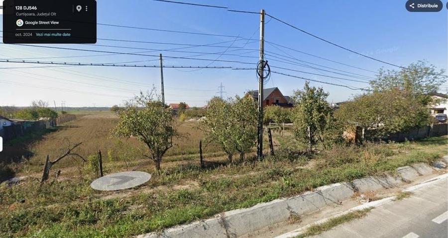 Teren de 500 mp, în Curtișoara