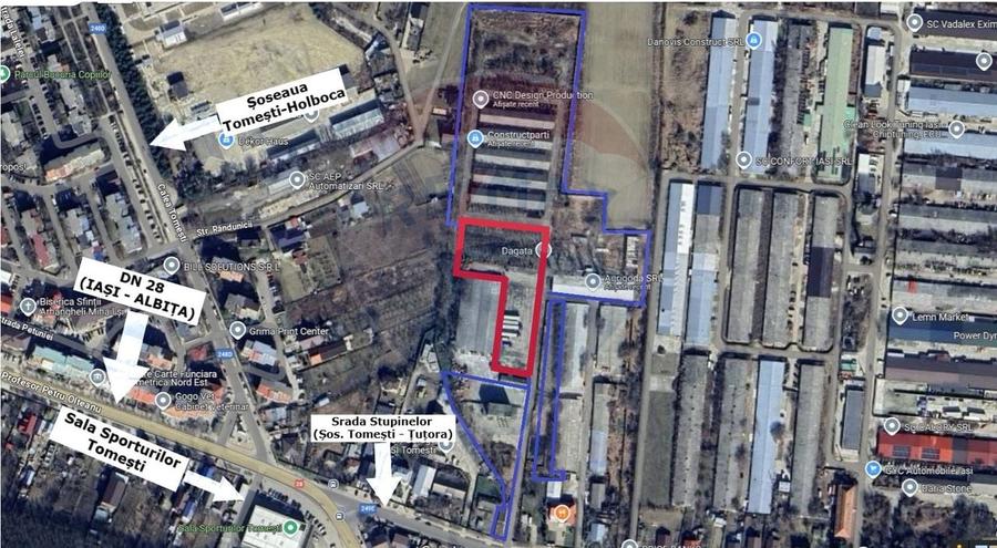 Teren Construcții intravilan de 4988 mp, în Tomești
