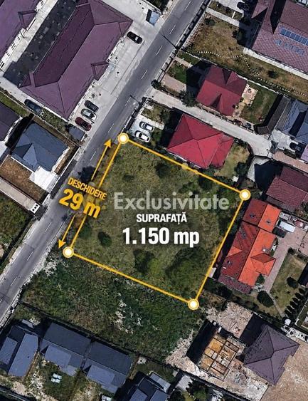 Teren Construcții intravilan de 1150 mp, în Găvana Platou