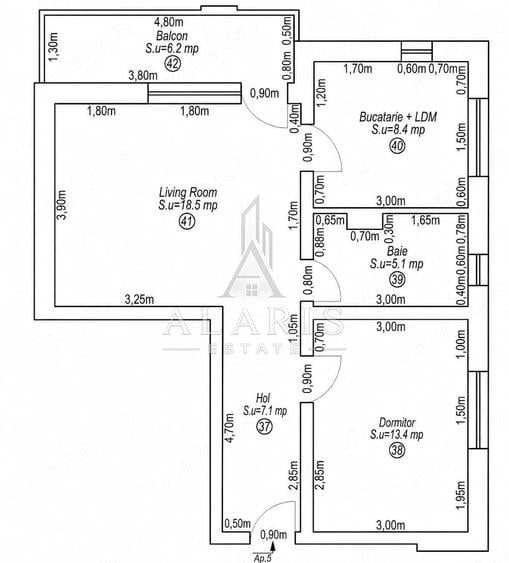 Apartament modern cu 2 camere, in Dumbravita - 1