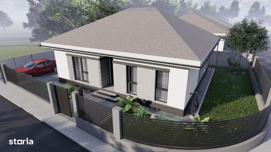 Casă cu 4 camere cu Teren 400 Mp în Vârteju