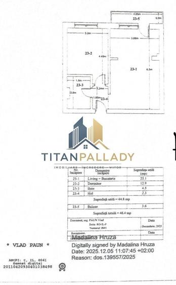 MUTARE RAPIDA / 2cam / FINALIZAT / Parcare Inclusa / Titan-Pallady - 5
