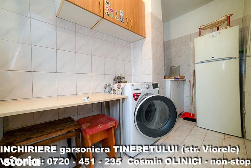 Garsonieră semidecomandată, mobilată în Tineretului