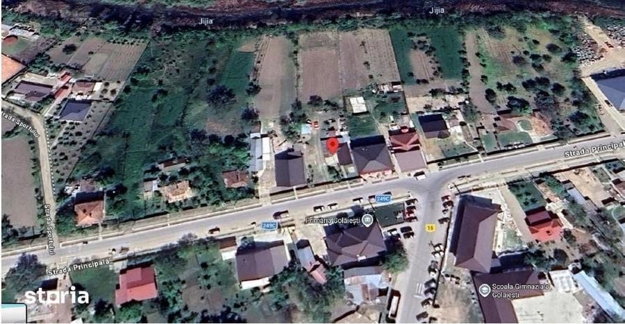 Casă cu 2 camere cu Teren 37 Mp în Golăiești