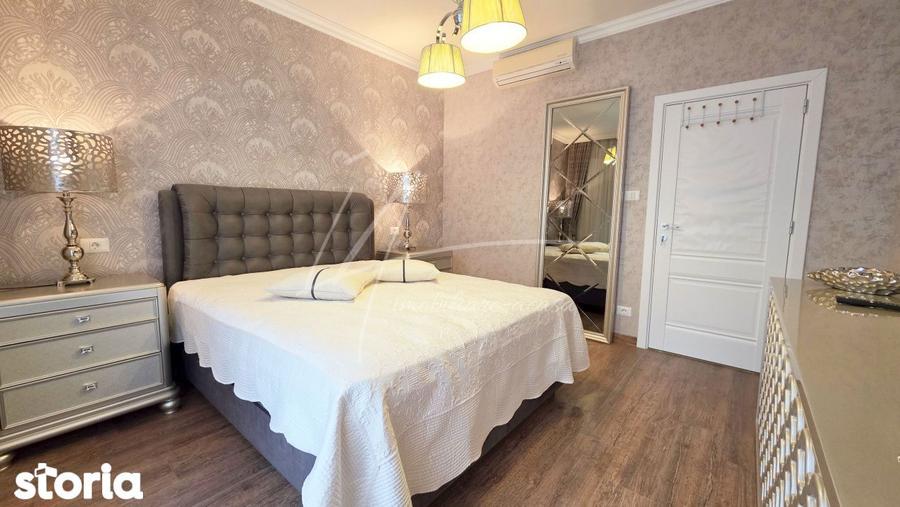 Apartament cu 3 camere semidecomandat, mobilat în Băneasa