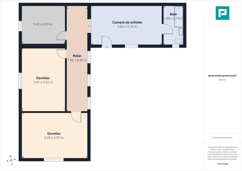 Duplex cu 3 camere cu Canalizare în Dumbrăvița