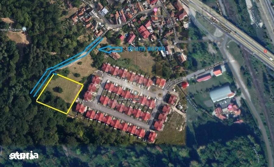 Teren de 2900 mp, în Dârste