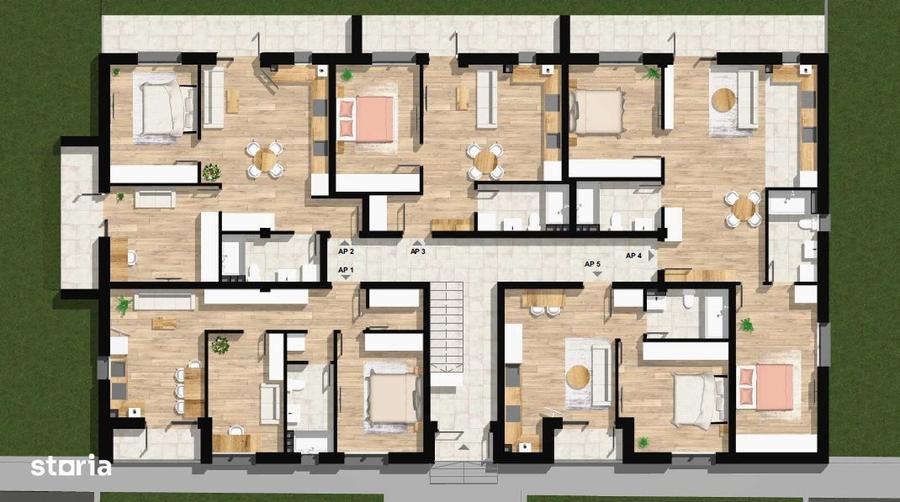 Apartament cu 3 camere în Orașul Vechi