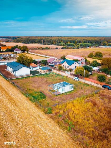 Teren 1.455 mp, 44 m deschidere + construc?ie | Moara Vlasiei