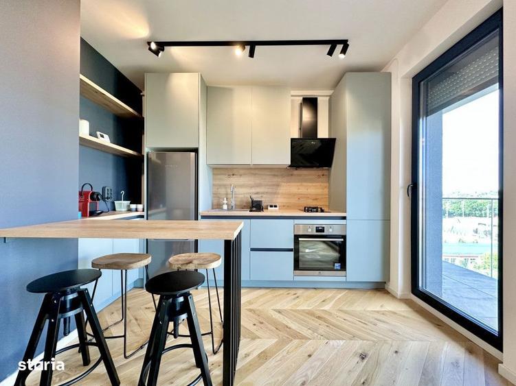 Apartament cu 2 camere, mobilat în Plopilor