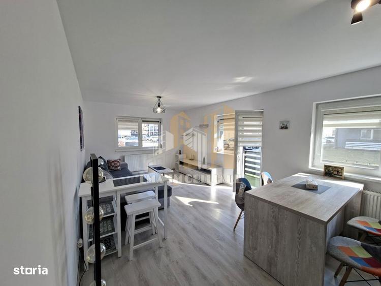 Apartament cu 2 camere decomandat, mobilat în Sânpetru