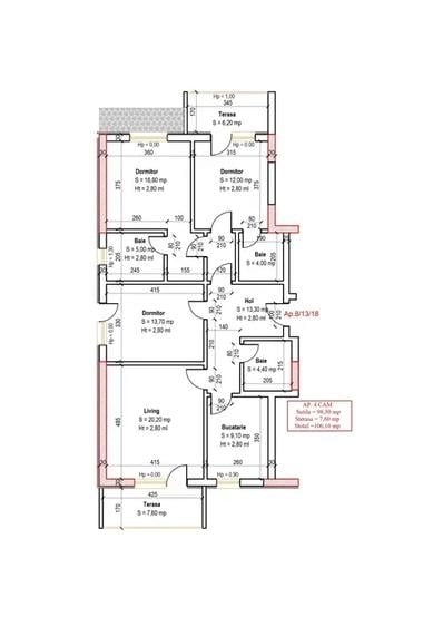 Apartament cu 4 camere în Theodor Pallady