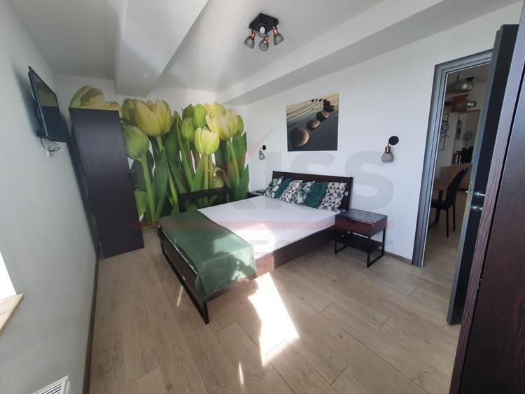 Apartament cu 2 camere semidecomandat, mobilat în Central