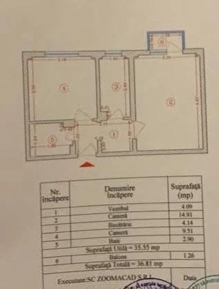 Apartament cu 2 camere decomandat în Drumul Taberei