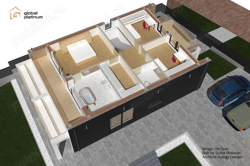 Casă cu 4 camere cu Teren 670 Mp în Leliceni