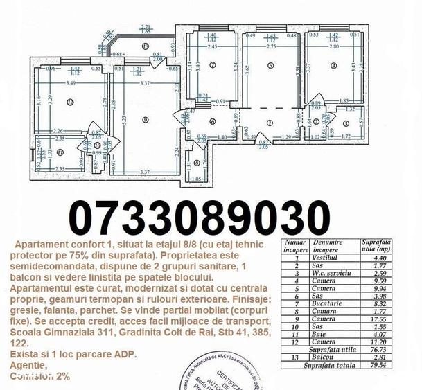 Apartament, - 2