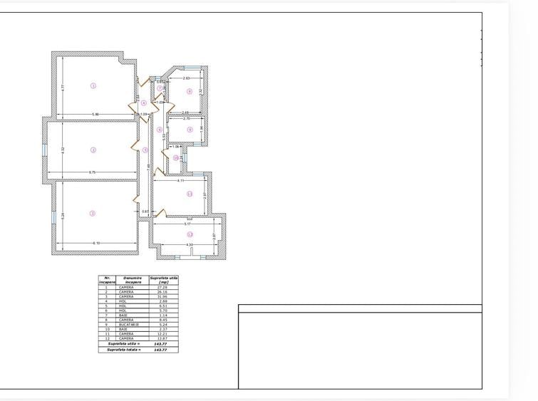 Apartament cu 4 camere decomandat în Universitate