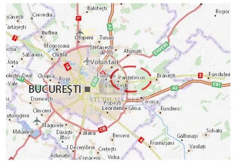Teren de 12828 mp, în Cernica