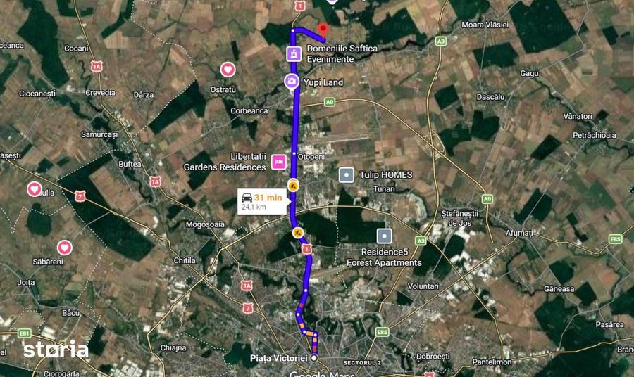Casă cu 4 camere cu Canalizare în Balotești