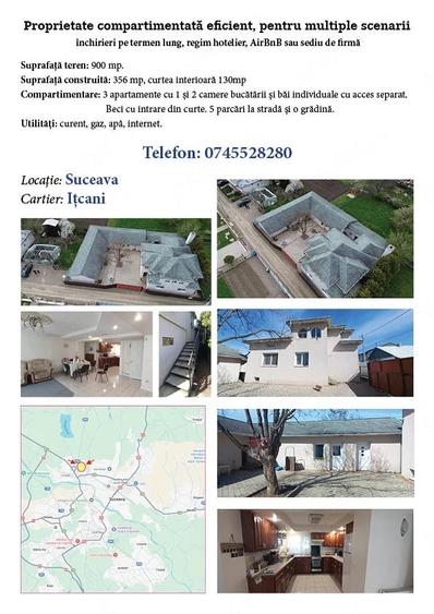 Casa de vanzare Suceava ideal AirBnB Triplex 356mp cu bai, bucatarii, utilitati separate 5 parcari - 7