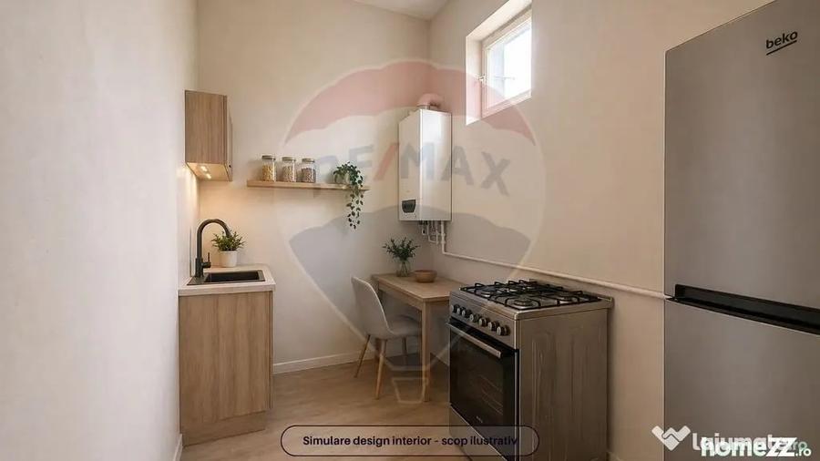 Apartament cu 2 camere semidecomandat în ISR