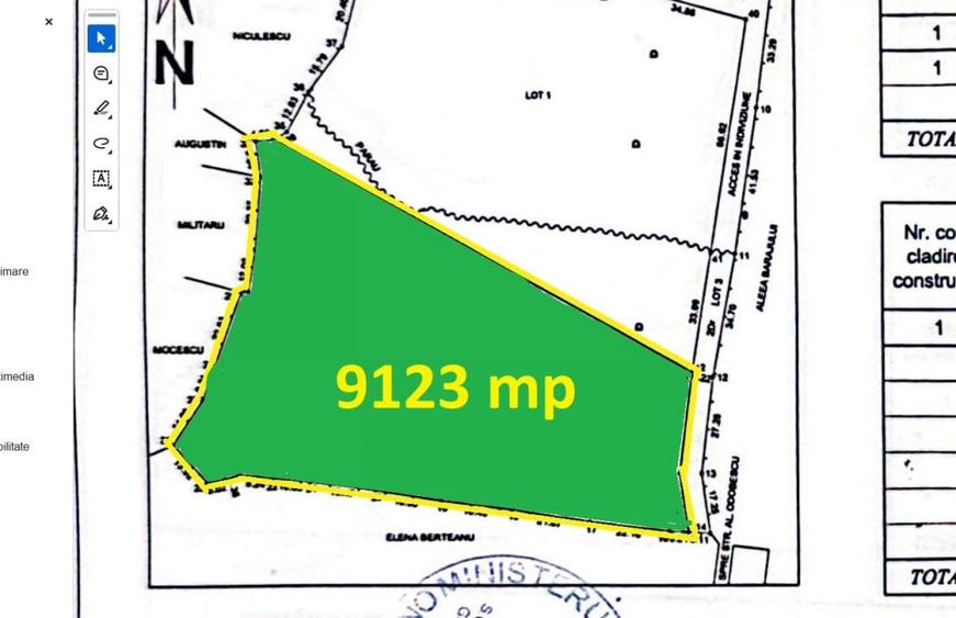Teren Construcții intravilan de 3000 mp, în Vălenii de Munte