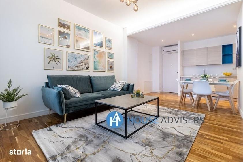 Apartament cu 2 camere, mobilat în Calea Victoriei