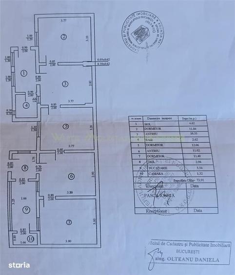 Casă cu 3 camere în Central