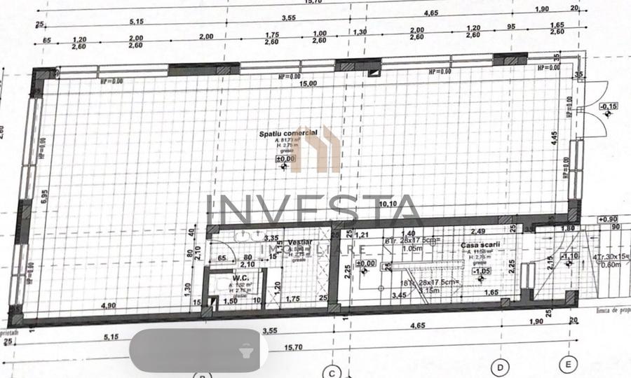 Spațiu comercial, de 89 mp, în Între Lacuri