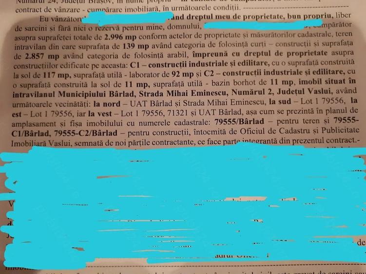 Teren de 2996 mp, în Vest