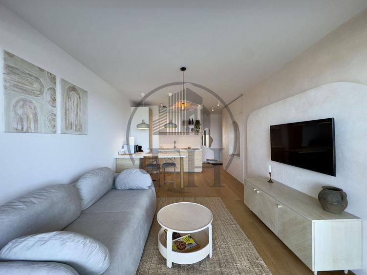 Apartament cu 2 camere semidecomandat, mobilat în Vest
