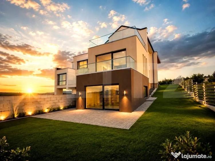 Casa NZEB A+ , 195.6 mp utili, Panouri & Pompa Caldura, - 2