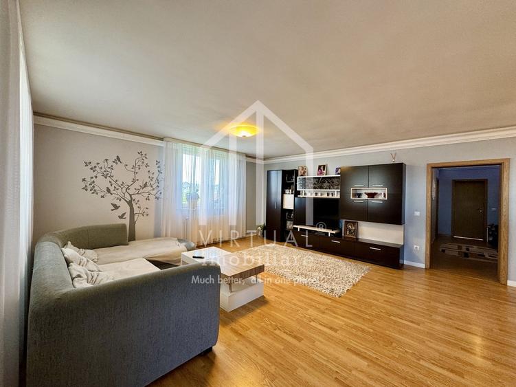Apartament cu 3 camere semidecomandat, mobilat în Terezian