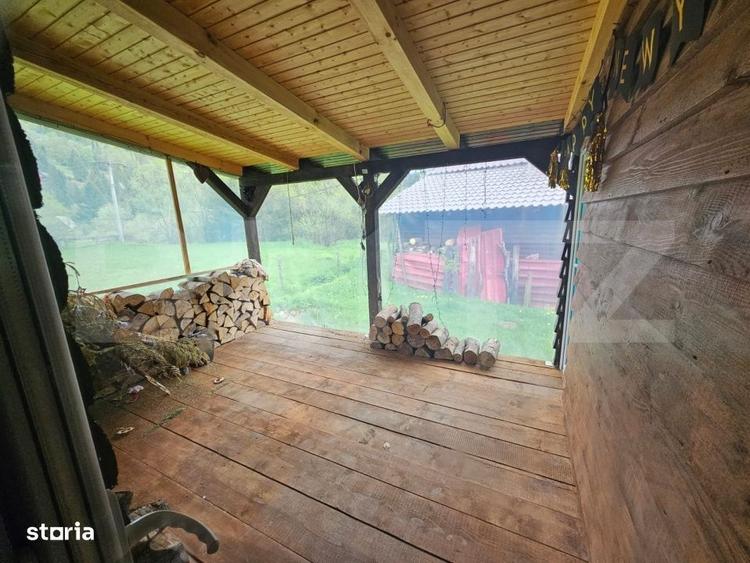 Casă cu 2 camere cu Teren 250 Mp în Sălciua