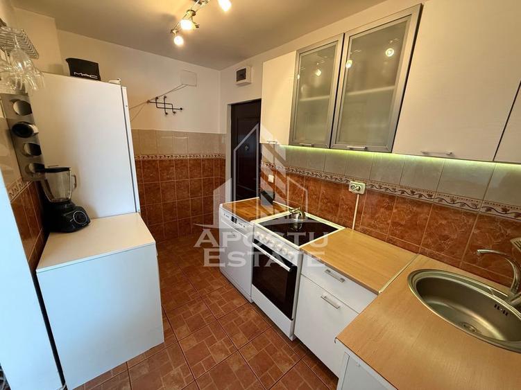 Apartament cu 2 camere nedecomandat, mobilat în Șagului