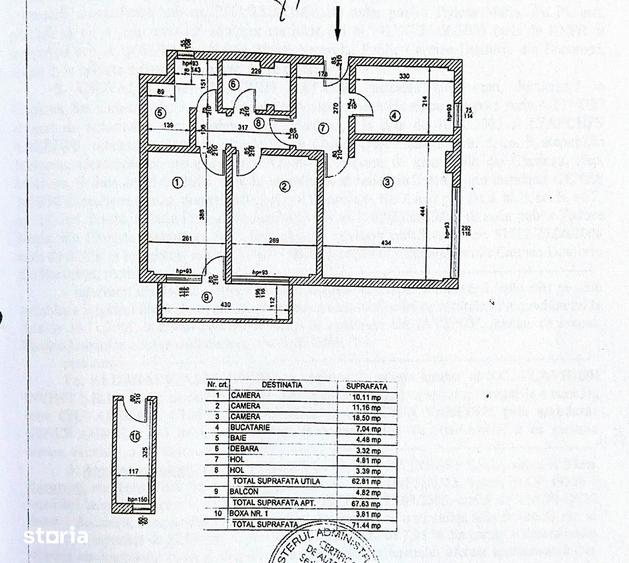 Apartament cu 3 camere în Floreasca
