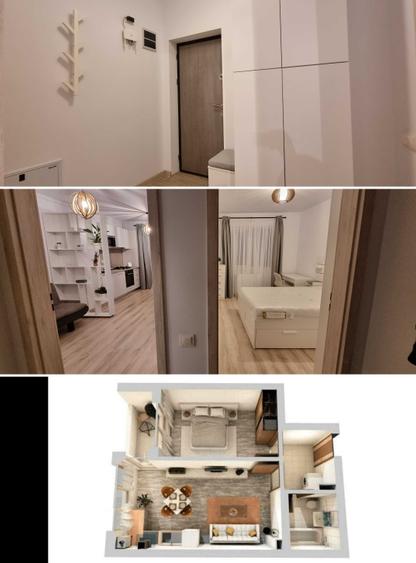 Apartament cu 2 camere decomandat în Roșu