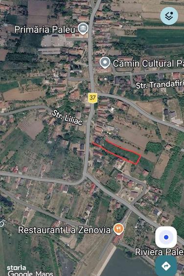 Teren de 542 mp, în Paleu
