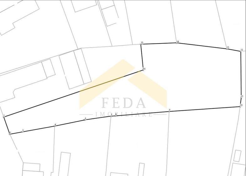 Teren Construcții intravilan de 2000 mp, în Vladimirescu