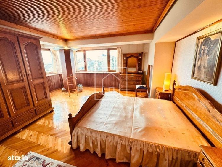 Apartament cu 4 camere decomandat, mobilat în Central