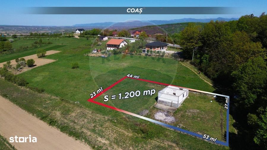 Casă cu 3 camere cu Teren 1200 Mp în Coaș