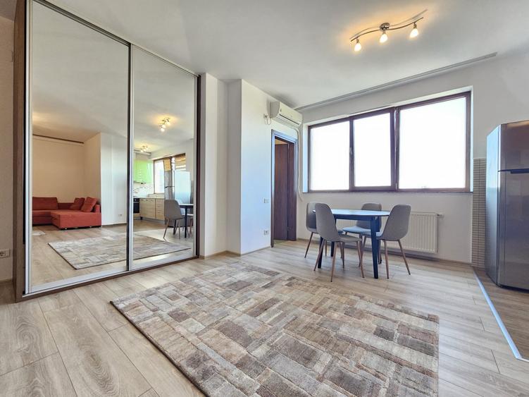 Apartament cu 2 camere semidecomandat, mobilat în Aviației